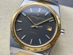 8+ Factory Vacheron Constantin Historiques 222 37mm Half Yellow Gold Grey Dial - Image 3