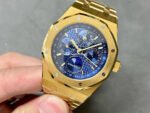 BBR Factory Audemars Piguet Royal Oak Perpetual Calendar 26574BA.OO.1220BA.01 41mm Full Gold Steel Blue Dial - Image 3