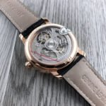 JB Factory Blancpain Villeret 6025-1542-55b 42.5mm Rose Gold Leather Strap Black Dial - Image 7