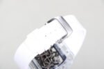 RM Factory Richard Mille RM 055 43mm Transparent Crystal White Rubber Strap Skeletonized Sky Blue Dial - Image 8