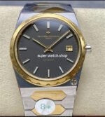 8+ Factory Vacheron Constantin Historiques 222 37mm Half Yellow Gold Grey Dial