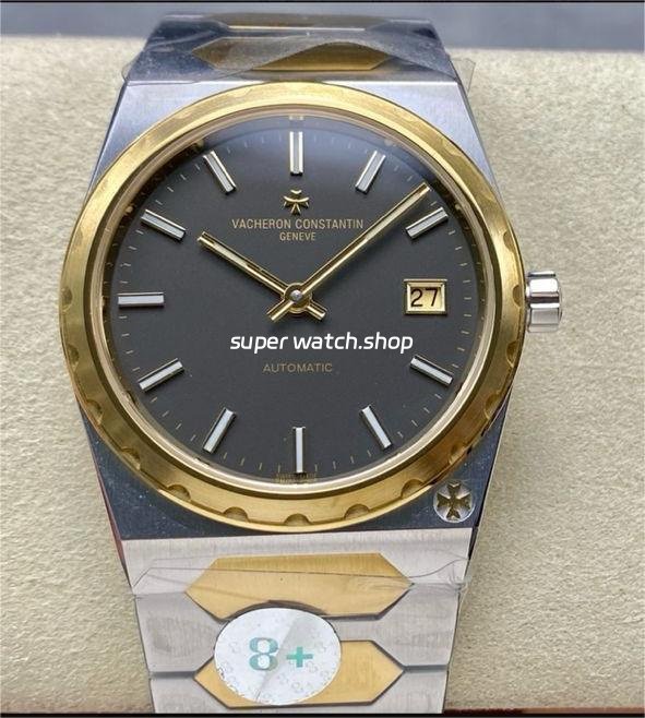 2d89e1f9-af99-4aab-8ecc-df0dbe323dcc.jpg 8+ Factory Vacheron Constantin Historiques 222 37mm Half Yellow Gold Grey Dial - Image 1