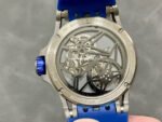 BBR Factory Roger Dubuis Excalibur Spider RDDBEX0479 Tourbillon 45mm Titanium Blue Rubber Strap Blue Dial - Image 7
