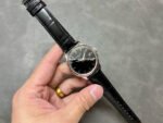 3K Factory Patek Philippe Calatrava 5227G-010 39mm White Gold Leather Strap Black Dial - Image 4