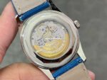 3K Factory Patek Philippe Calatrava 6007A-001 40mm Steel Leather Strap Arabic Numerals Blue Dial - Image 7