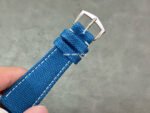 3K Factory Patek Philippe Calatrava 6007A-001 40mm Steel Leather Strap Arabic Numerals Blue Dial - Image 8