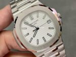 3K Factory Patek Philippe Nautilus 40mm 57111A 011 White Dial - Image 2