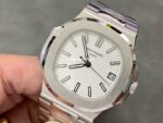 3K Factory Patek Philippe Nautilus 40mm 57111A 011 White Dial - Image 3