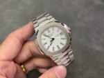 3K Factory Patek Philippe Nautilus 40mm 57111A 011 White Dial - Image 4