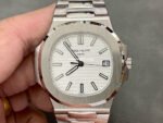 3K Factory Patek Philippe Nautilus 40mm 57111A 011 White Dial