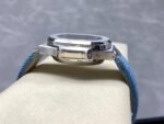 3K Factory Patek Philippe Nautilus 59761G-001 Calf Skin Strap White Gold Blue Dial - Image 6