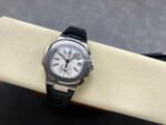 3K Factory Patek Philippe Nautilus 59801A-019 Leather Strap White Dial - Image 5
