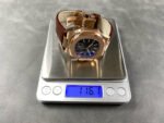3K Factory Patek Philippe Nautilus 59801AR-0001 Leather Strap Half Rose Gold Blue Dial - Image 10