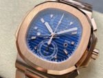 3K Factory Patek Philippe Nautilus 5990/1R-001 40.5mm Full Rose Gold Blue Dial - Image 3