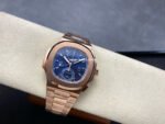 3K Factory Patek Philippe Nautilus 5990/1R-001 40.5mm Full Rose Gold Blue Dial - Image 5