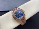 3K Factory Patek Philippe Nautilus 5990/1R-001 40.5mm Full Rose Gold Blue Dial - Image 4