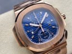 3K Factory Patek Philippe Nautilus 5990/1R-001 40.5mm Full Rose Gold Blue Dial - Image 2