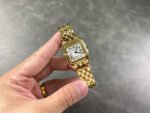 AF Factory Cartier Panthère W25014B9 27mm Full Yellow Gold Roman Numerals Silver Dial - Image 4