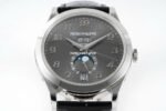 PPF Factory Patek Philippe Annual Calendar 5396G-014 38mm White Gold Leather Strap Grey Dial - Image 3
