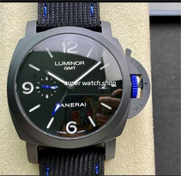 606ced4f-93f7-4d2c-a268-f783932e1893.jpg VS Factory Panerai Luminor Base PAM 01176 44mm Ceramic Rubber Strap Black Dial - Image 1