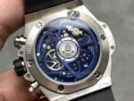 BBF Factory Hublot Big Bang Unico 42mm 421.NX.5170.RX Titanium Blue Rubber Strap Skeletonized Blue Dial - Image 7