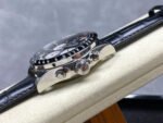 AF Factory Longines Conquest Chronograph L3.835.4.52.6 42mm Steel Leather Strap White Eyes Black Dial - Image 6