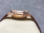 3K Factory Patek Philippe Nautilus 5980 1R-001 Leather Strap Rose Gold Black Dial - Image 6