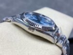 8+ Factory Counterweight Rolex Day-Date 128236-0018 36mm Full Platinum Roman Numerals Ice Blue Dial - Image 5