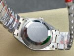 8+ Factory Counterweight Rolex Day-Date 128236-0018 36mm Full Platinum Roman Numerals Ice Blue Dial - Image 7
