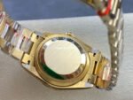 8+ Factory Counterweight Rolex Day-Date 128238-0011 36mm Full Yellow Gold Diamond Mope&Baguette Diamond Mother Of Pearl Dial - Image 7