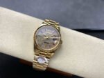 8+ Factory Counterweight Rolex Day-Date 128238-0051 36mm Full Yellow Gold Baguette Diamond Yellow Gold Dial - Image 4