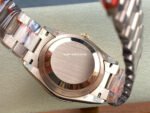 8+ Factory Counterweight Rolex Day-Date 128345RBR-0044 36mm Diamond Bezel Full Rose Gold Roman Numerals&Diamond Black Dial - Image 7