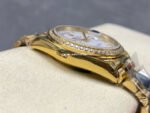 8+ Factory Counterweight Rolex Day-Date 128348RBR-0042 36mm Diamond Bezel Full Yellow Gold Roman Numerals White Dial - Image 5