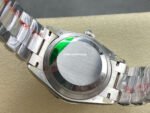 8+ Factory Counterweight Rolex Day-Date 128349RBR-0008 36mm Diamond Bezel Full 904L Roman Number Pink Dial - Image 8