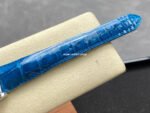 8+ Factory Counterweight Rolex Day-Date 36mm 128236-0009 White Gold Crocodile Leather Strap Baguette Diamond Ice Blue Dial - Image 9
