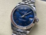 8+ Factory Rolex Counterweight Datejust 278274-0034 31mm Full 904L Roman Numerals Blue Dial Jubilee - Image 3