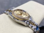 8+ Factory Rolex Counterweight Datejust 278383RBR-0014 31mm Diamond Yellow Gold Bezel Half Yellow Gold Champagne Dial Jubilee - Image 5