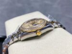 8+ Factory Rolex Counterweight Datejust 278383RBR-0026 31mm Diamond Yellow Gold Bezel Half Yellow Gold Diamond Champagne Dial Jubilee - Image 6