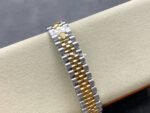 8+ Factory Rolex Counterweight Datejust 278383RBR-0030 31mm Diamond Yellow Gold Bezel Half Yellow Gold Diamond Green Dial Jubilee - Image 9