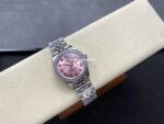 8+ Factory Rolex Counterweight Datejust 278384RBR-0024 31mm Diamond White Gold Bezel Full 904L Roman Numerals Pink Dial Jubilee - Image 4