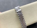 8+ Factory Rolex Counterweight Datejust 278384RBR-0028 31mm Diamond White Gold Bezel Full 904L Roman Numerals Diamond Pink Dial Jubilee - Image 9