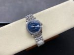8+ Factory Rolex Counterweight Datejust 278384RBR-0037 31mm Diamond White Gold Bezel Full 904L Roman Numerals Blue Dial Jubilee - Image 4
