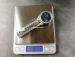 8+ Factory Rolex Counterweight Datejust 278384RBR-0037 31mm Diamond White Gold Bezel Full 904L Roman Numerals Blue Dial Jubilee - Image 9