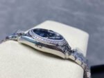 8+ Factory Rolex Counterweight Datejust 278384RBR-0037 31mm Diamond White Gold Bezel Full 904L Roman Numerals Blue Dial Jubilee - Image 5