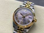 8+ Factory Rolex Datejust 278273-0004 31mm Half Yellow Gold Roman Numerals Diamond Pink Dial Jubilee - Image 3