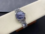 8+ Factory Rolex Datejust 278274-0026 31mm Full Steel Roman Numerals Diamond Purple Dial Jubilee - Image 4