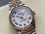 8+ Factory Rolex counterweight Datejust 278271-0002 31mm Half Rose Gold Roman Numerals White Dial Jubilee - Image 2
