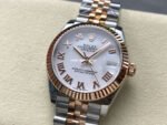 8+ Factory Rolex counterweight Datejust 278271-0002 31mm Half Rose Gold Roman Numerals White Dial Jubilee - Image 3