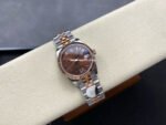 8+ Factory Rolex counterweight Datejust 278271-0004 31mm Diamond Rose Gold Bezel Half Rose Gold Diamond Roman Numerals Brown Dial Jubilee - Image 4
