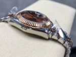 8+ Factory Rolex counterweight Datejust 278271-0004 31mm Diamond Rose Gold Bezel Half Rose Gold Diamond Roman Numerals Brown Dial Jubilee - Image 5